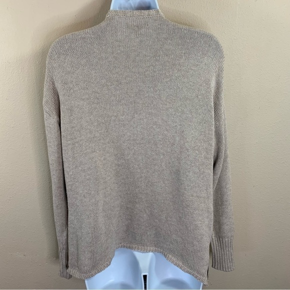 Medium American Eagle Wool Blend Shrug Sweater Open Front Geometric Tribal Print - Picture 4 of 8